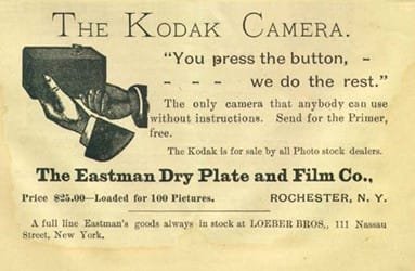 Gli albori della fotografia moderna 5 arriva la kodak!