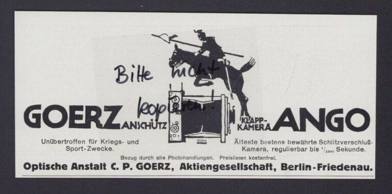 Carl Paul Goerz 16 goerz