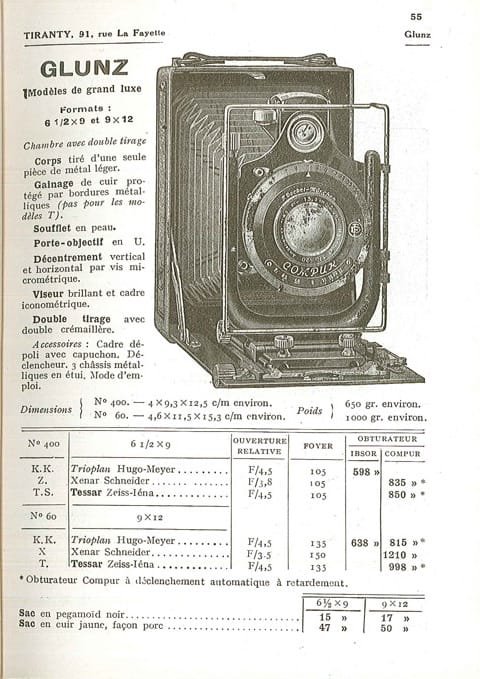 G. Glunz & Sohn Camerawerk