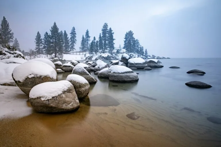 a beautiful winter scene in tahoe stockpack unsplash