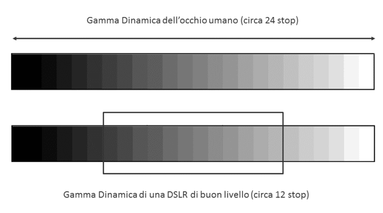 La macchina fotografica: la gamma dinamica 21 gamma dinaminca