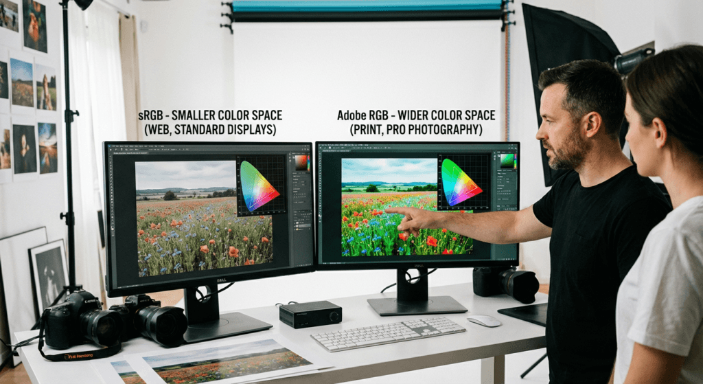 Adobe RGB vs SRGB 6 Adobe RGB vs SRGB