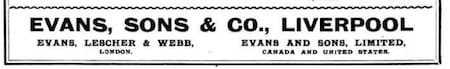 Evans, Sons, Lescher and Webb