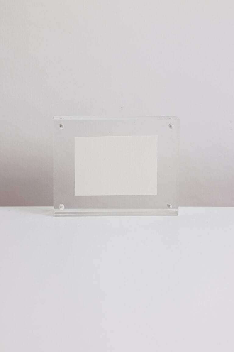 Guy Bourdin 18 white rectangular frame with white paper stockpack pexels