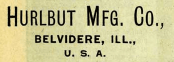 Hurlbut Manufacturing Company Hurlbut Manufacturing Company