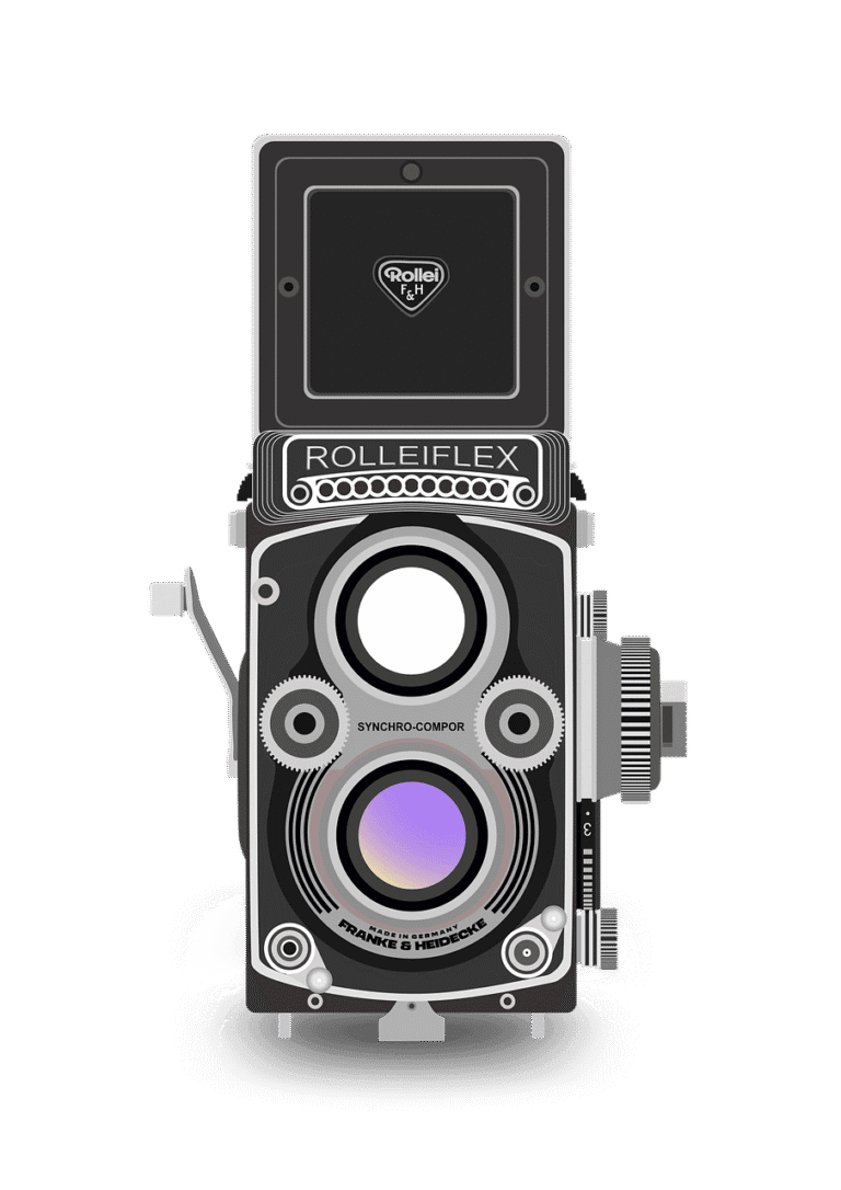 Fotocamere TLR (Twin Lens Reflex): storia, tecnica e modelli 1 camera twin lens reflex camera retro antique stockpack pixabay
