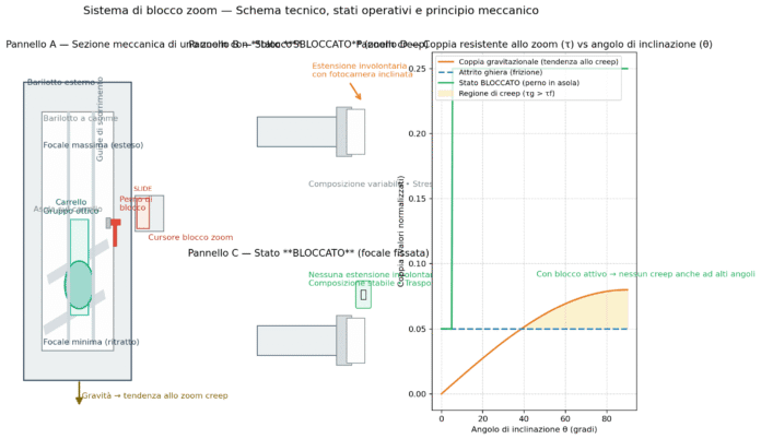 schema tecnico del sistema di blocco dello zoom schema tecnico del sistema di blocco dello zoom