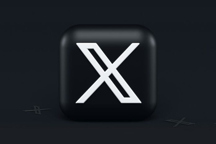 twitter x X com 3d Icon Concept. Dark Mode Style. Write me, if you need similar icons for your products 🖤