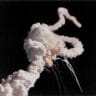 Lesplosione dello Shuttle Challenger 1986 anonimo NASA