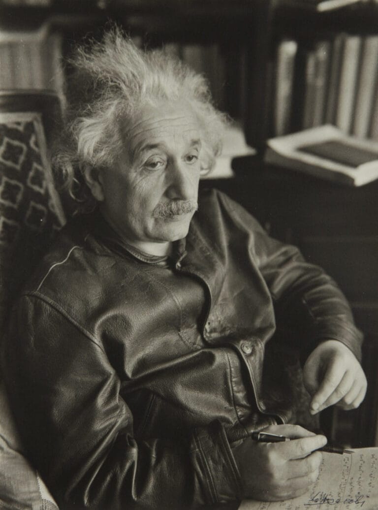Lotte Jacobi Albert Einstein gelatin silver print 1938 25.1 x 18.7 cm