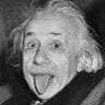 Einstein con la lingua 1951 — Arthur Sasse