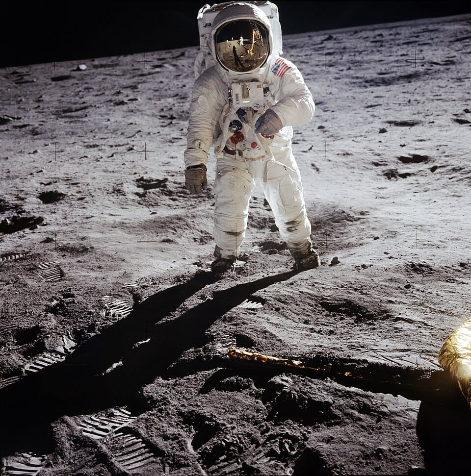 Buzz Aldrin sulla Luna (1969) di Neil Armstrong