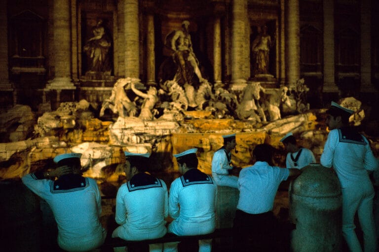 Fontana di Trevi. Donation Herve Gloaguen Ministere de la Culture Francia Mediatheque du patrimoine et de la photographie