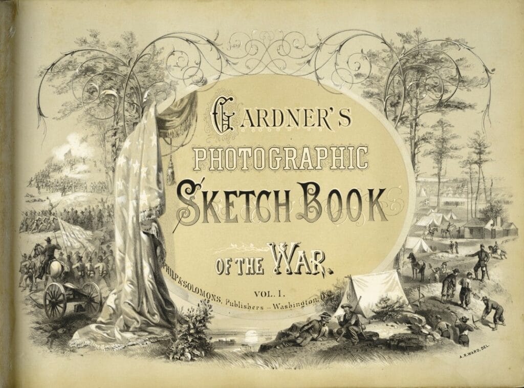 Alexander Gardner: le fotografie dei campi di battaglia che l'America non voleva vedere 8 Gardner_Sketchbook_Titel
