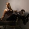 woman dominant leather blonde caucasian steampunk lady fashion stockpack pixabay