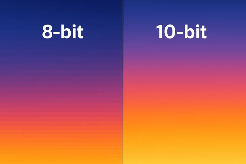 8 bit vs 10 bit