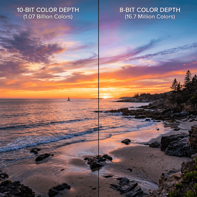 10-bit vs 8-bit: profondità colore, vantaggi in grading 11 8 bit vs 10 bit 3
