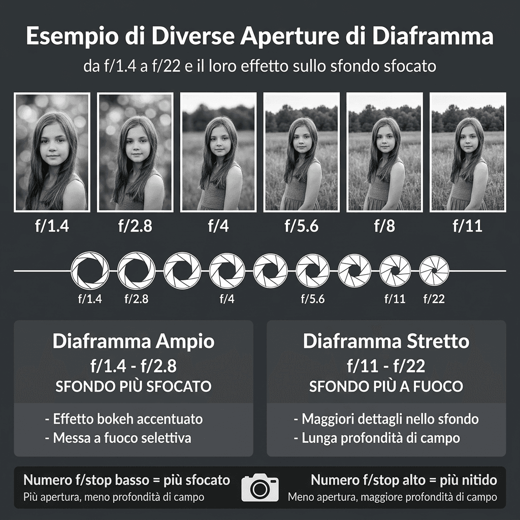 Apertura del Diaframma: la guida completa per padroneggiare la luce 6 Apertura del Diaframma: la guida completa per padroneggiare la luce