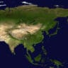 Asia satellite plane