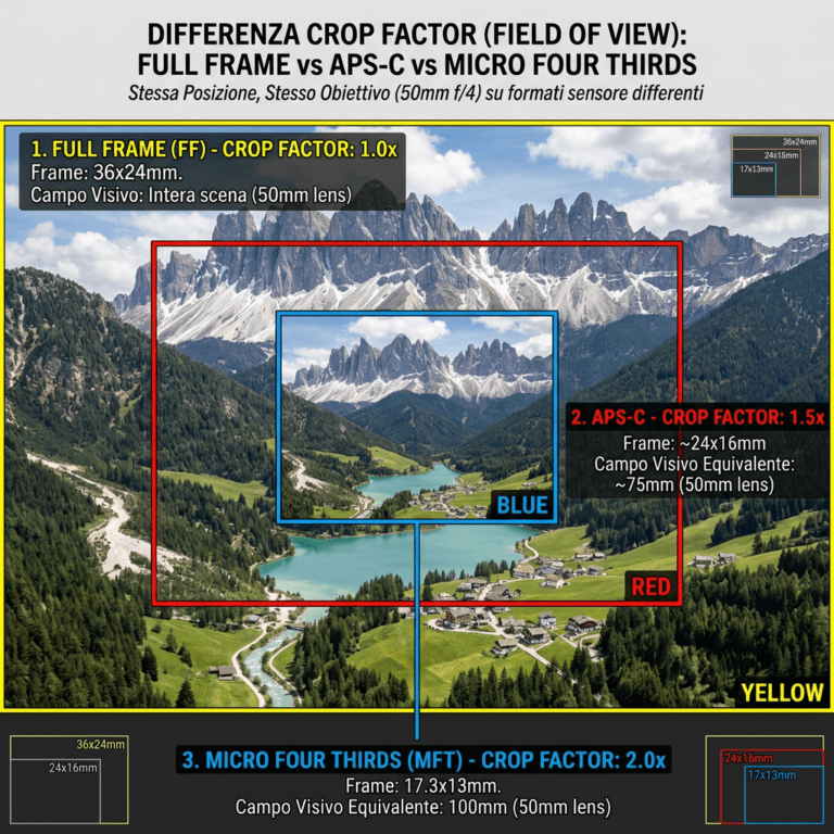 Crop factor / Full frame vs APS-C vs MFT 6 Crop factor Full frame vs APS C vs MFT