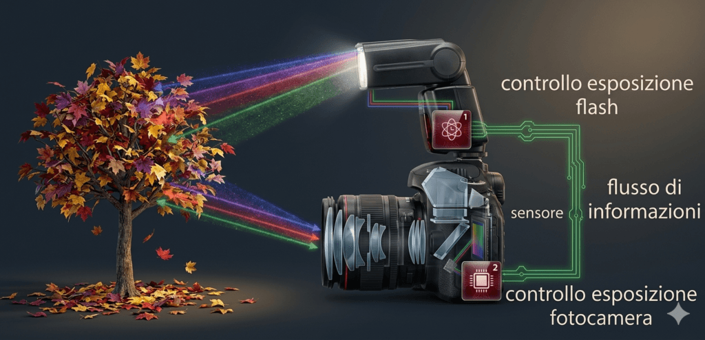 Flash TTL: come dialogano flash e fotocamera (E-TTL, i-TTL, TTL-BL), FEC 2 flash TTL