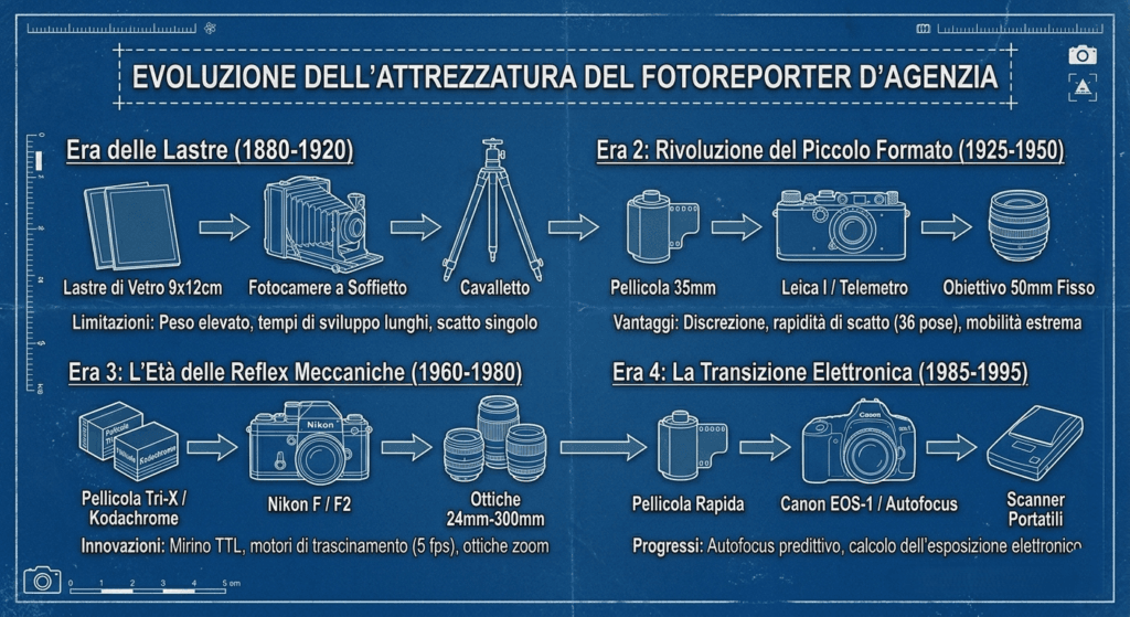 L'Impero dell'Istantanea: Evoluzione Tecnica, Strutturale e Politica delle Agenzie Fotografiche Moderne