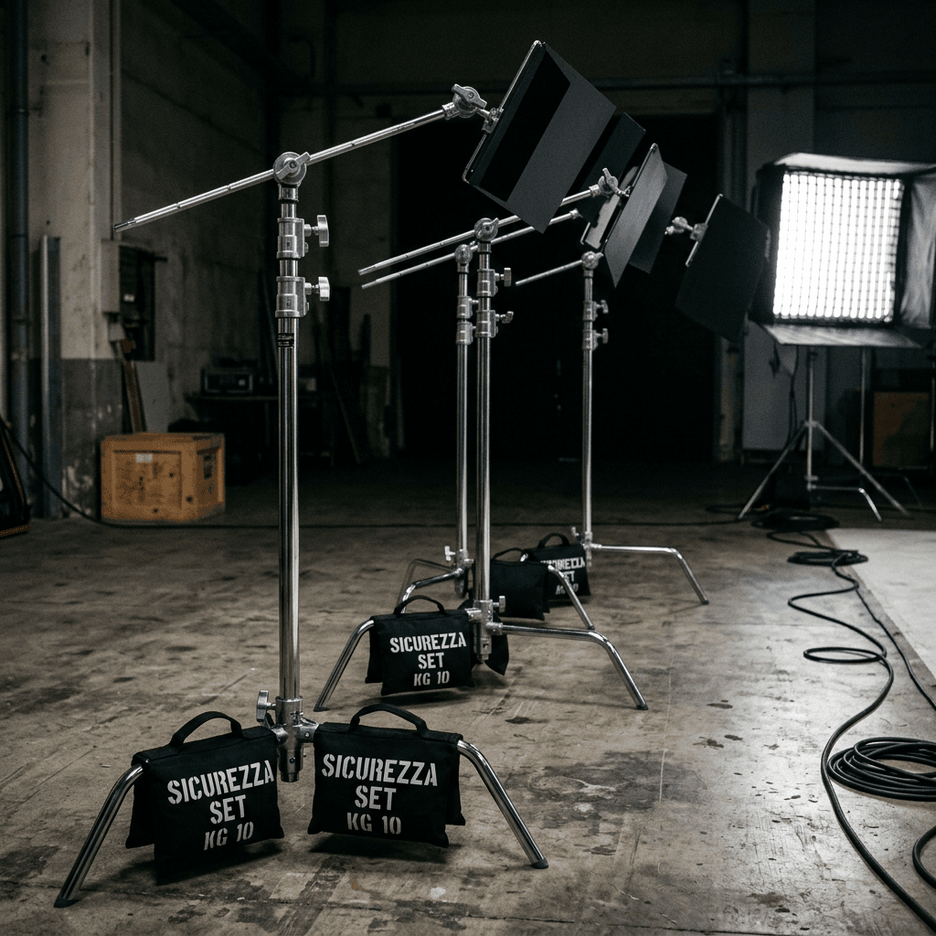 Gobo e flag: controllare e bloccare la luce sul set 3 Gobo e flag: controllare e bloccare la luce sul set