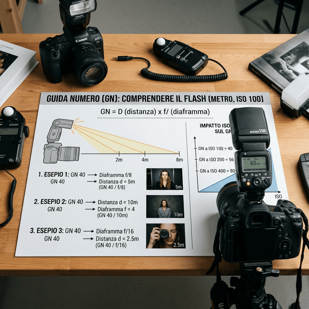 Numero Guida del Flash: cos'è, formula di calcolo e distanza di illuminazione 4 Numero Guida del Flash: cos'è, formula di calcolo e distanza di illuminazione
