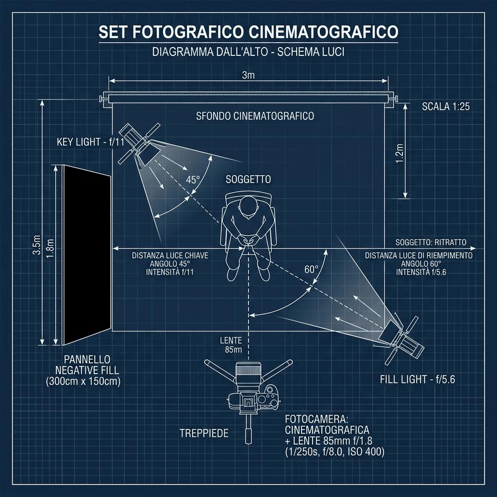 Il rapporto di illuminazione (lighting ratio): ombre e modellatura del volto 2 Il rapporto di illuminazione (lighting ratio): ombre e modellatura del volto