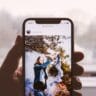 woman wearing blue denim jacket standing screengrab stockpack unsplash