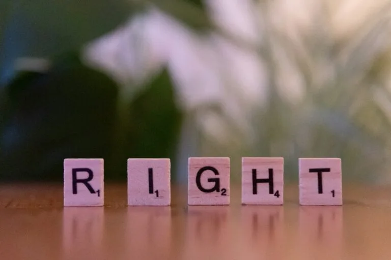 the word right spelled with scrabble blocks on a table stockpack unsplash